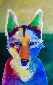 Coyote Acrylic Painting Step by Step